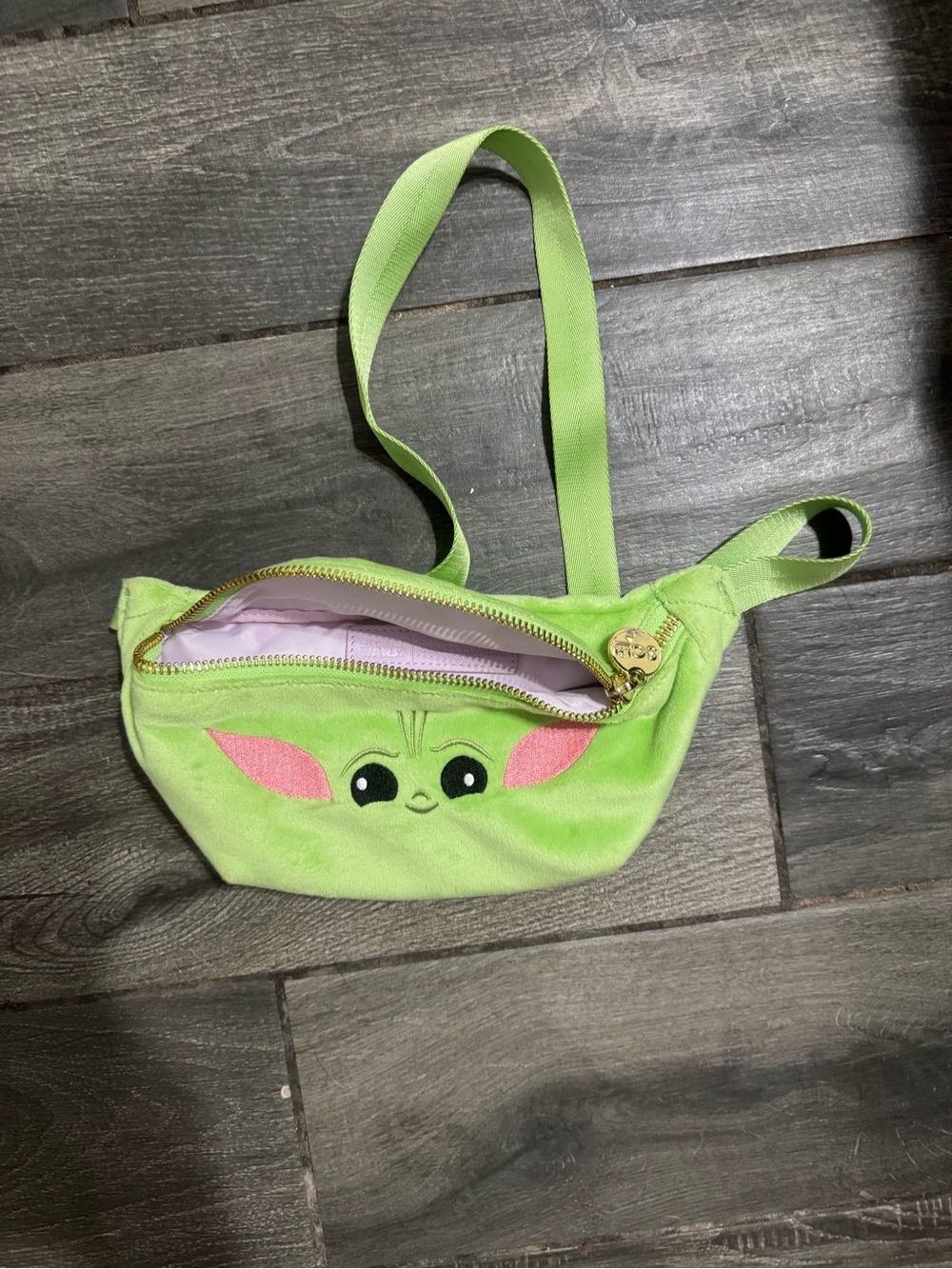 Stoney Clover Lane Green Kids Character Crossbody Bag